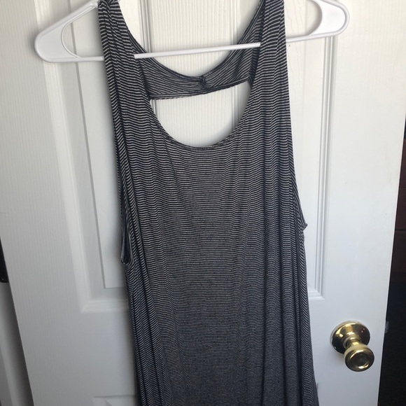 Open back AE striped swing dress - Picture 1 of 2